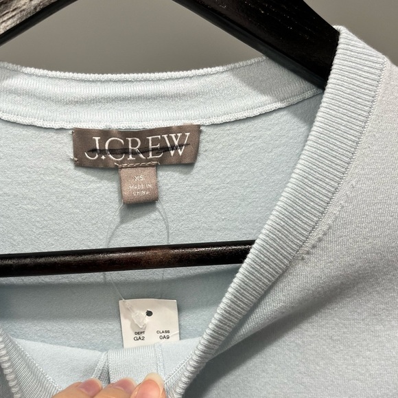J. Crew New Jackie cardigan in premium ultra-fine cotton Size XS edgewater NEW - Picture 10 of 11